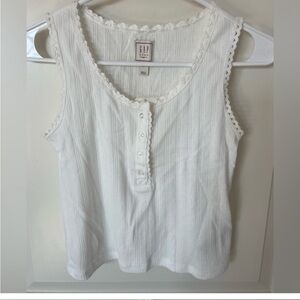 Doen x Gap pointelle tee Girls 10/12